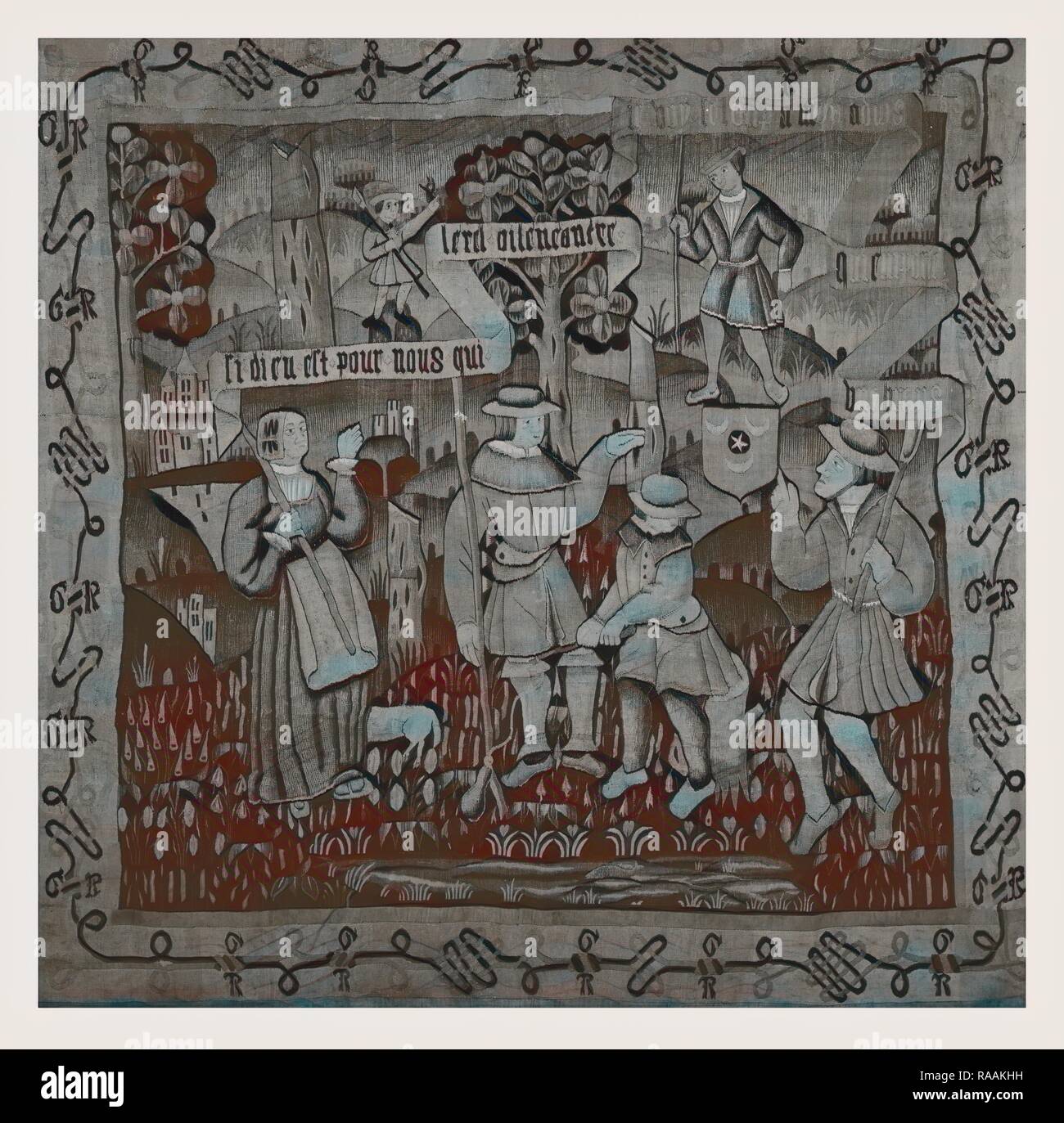 Paysan. Repensé par Gibon. L'art classique avec une touche moderne repensé Banque D'Images