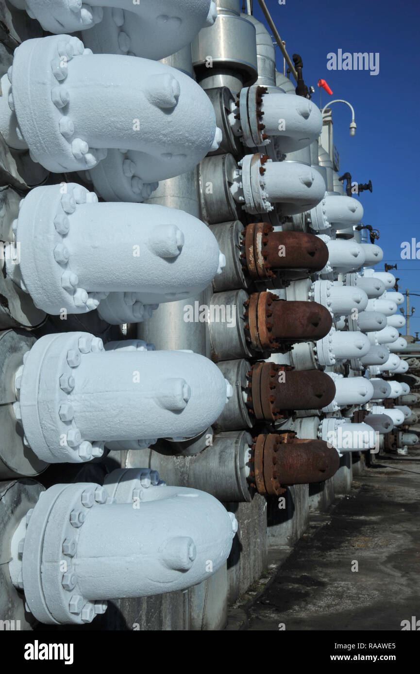 Les tuyaux haute pression Banque D'Images