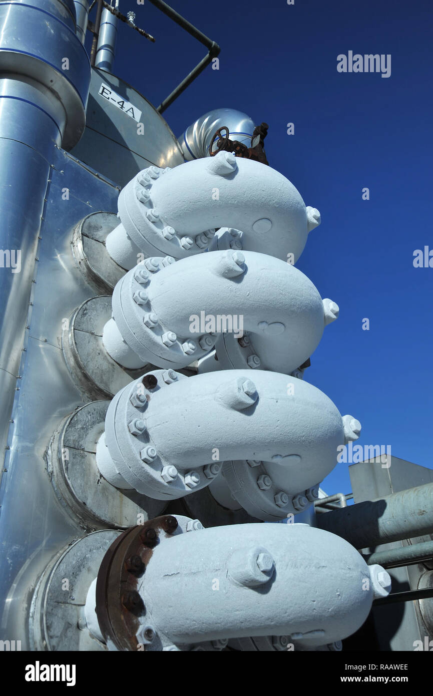 Les tuyaux haute pression Banque D'Images