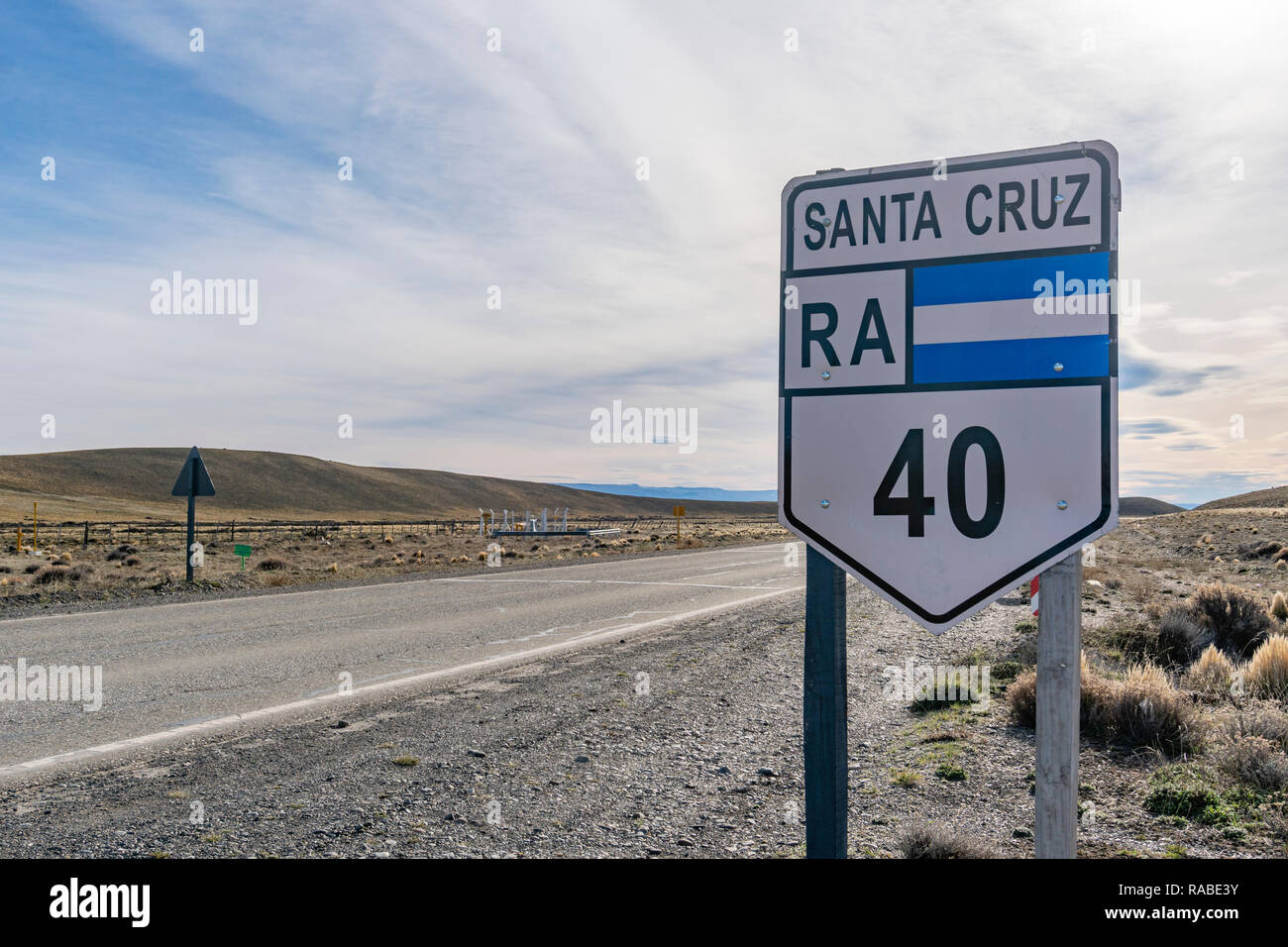 Route 40 en Argentine Banque D'Images