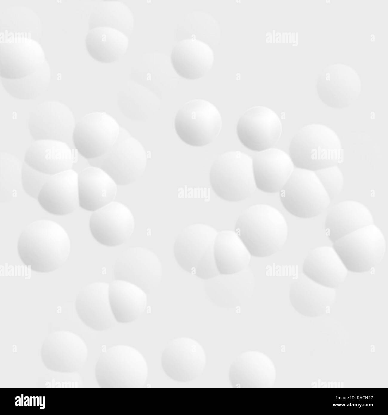 Abstract bubble blanc ou motif de cercles, un fond Banque D'Images