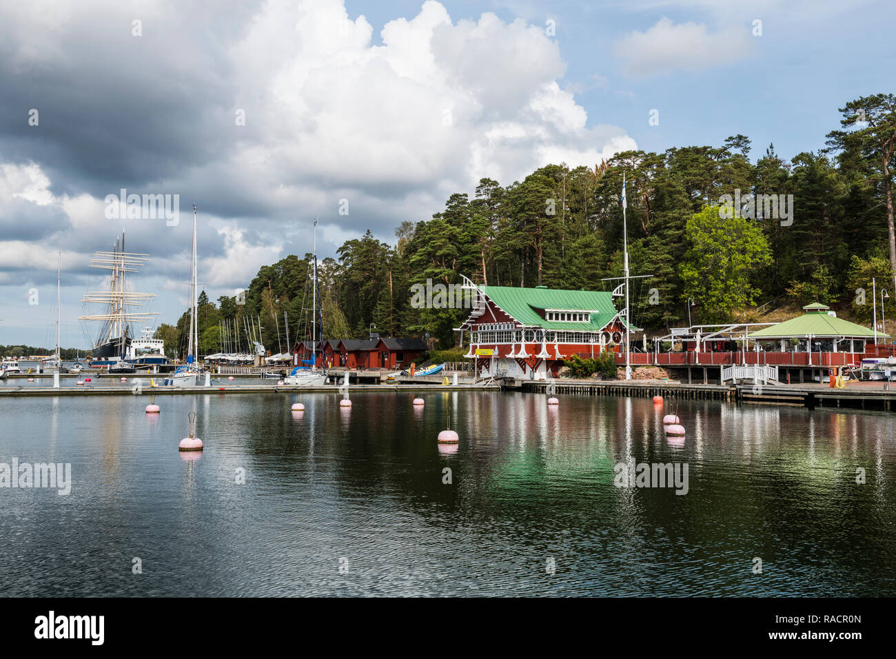 Boat Harbour, Mariehamn, Aland, Finlande, Europe Banque D'Images