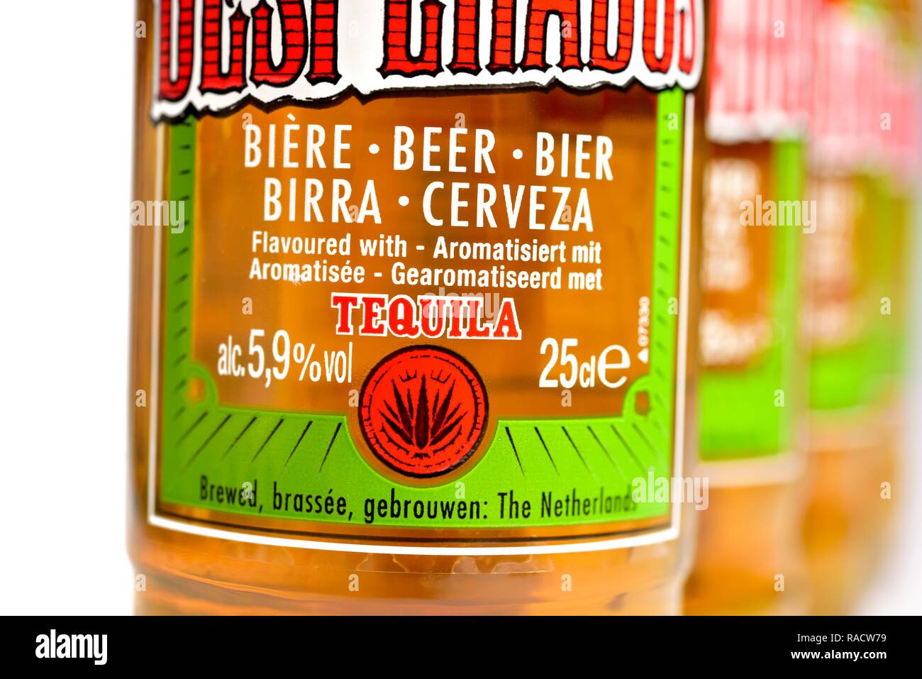 Desparados bouteille de bière de tequila Banque D'Images