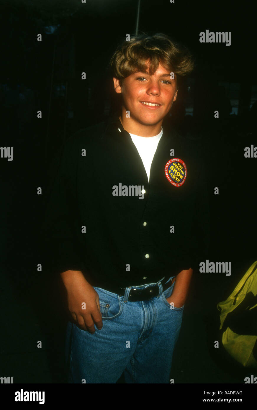 LOS ANGELES, CA - le 22 juillet : l'acteur Jason James Richter assiste à Ringling Brothers Barnum et Bailey Circus le 22 juillet, 1993 au Los Angeles Sports Arena de Los Angeles, Californie. Photo de Barry King/Alamy Stock Photo Banque D'Images