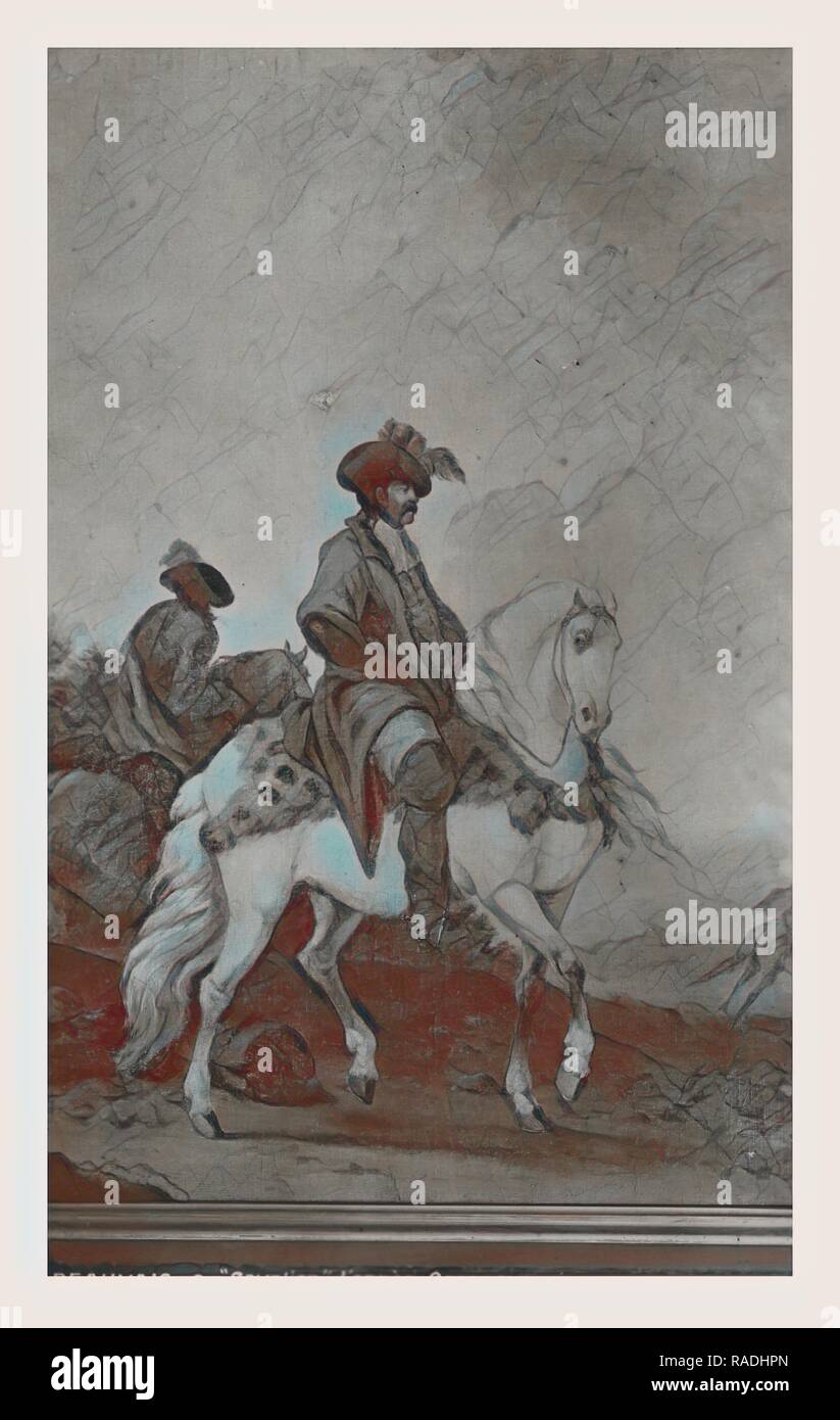 Cavalie. Repensé par Gibon. L'art classique avec une touche moderne repensé Banque D'Images