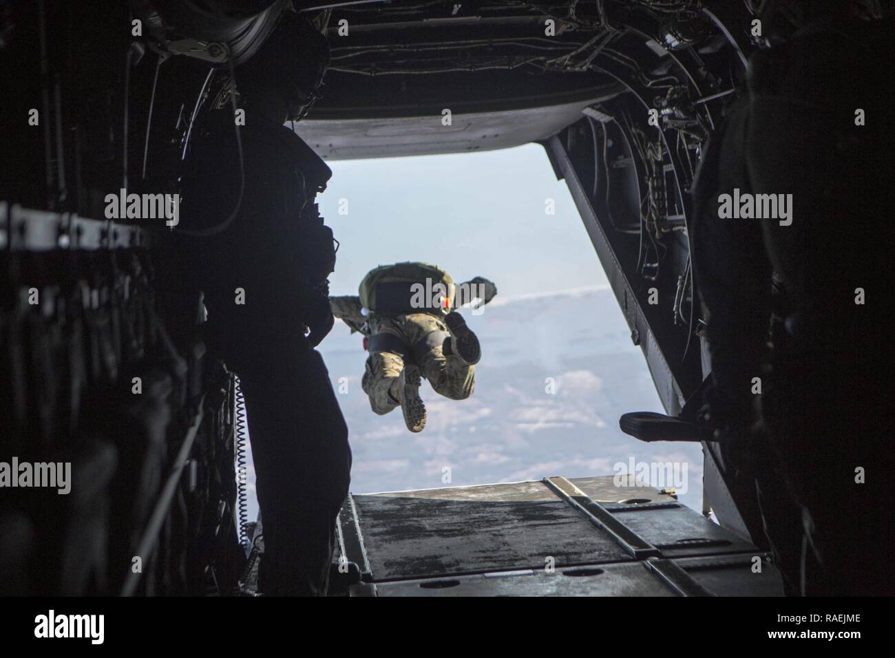 Un U.S. Marine avec 2e Bataillon de Reconnaissance 2e Recon