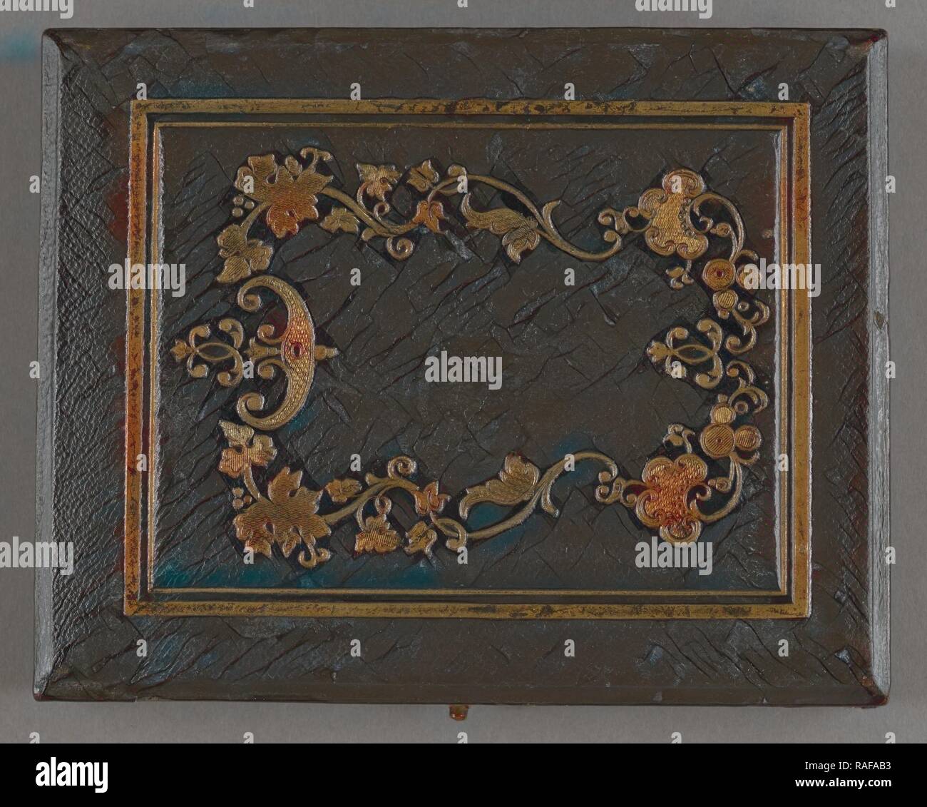 Seth Eastman au rocher de Dighton, Horatio B. King (américain, 1820 - 1889), le 7 juillet 1853, daguerréotype. Repensé Banque D'Images