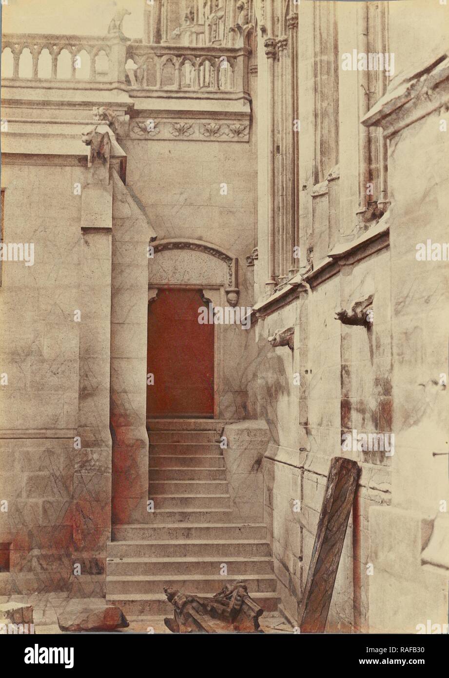 Entree De La Sacristie Notre Dame Paris Charles Negre Francais 1820 1880 Paris France Environ 1853 Sales Repense Photo Stock Alamy