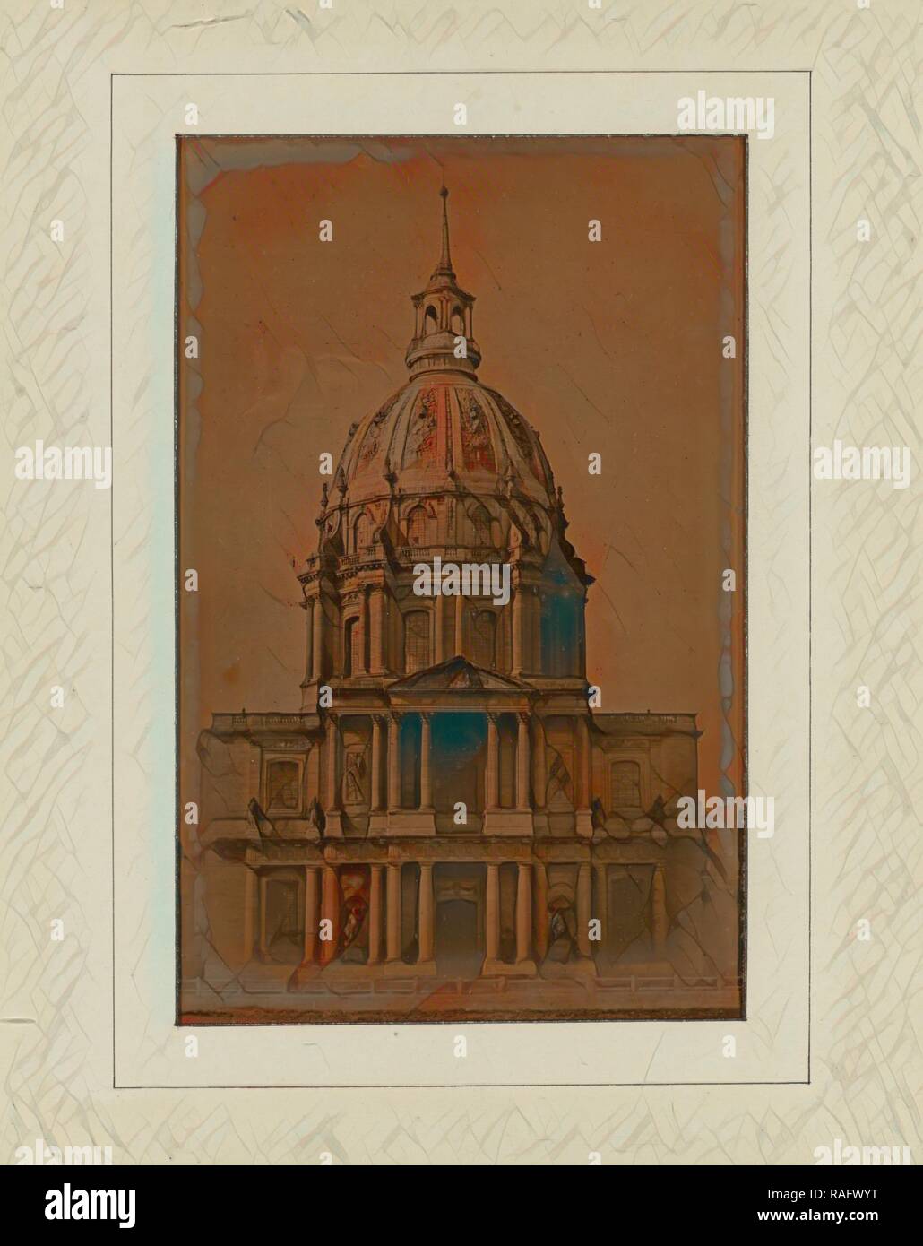 Dôme de Saint Louis-des-Invalides, Dôme des Invalides, Armand-Hippolyte-Louis Fizeau (Français, 1819 - 1896), environ 1840 repensé Banque D'Images