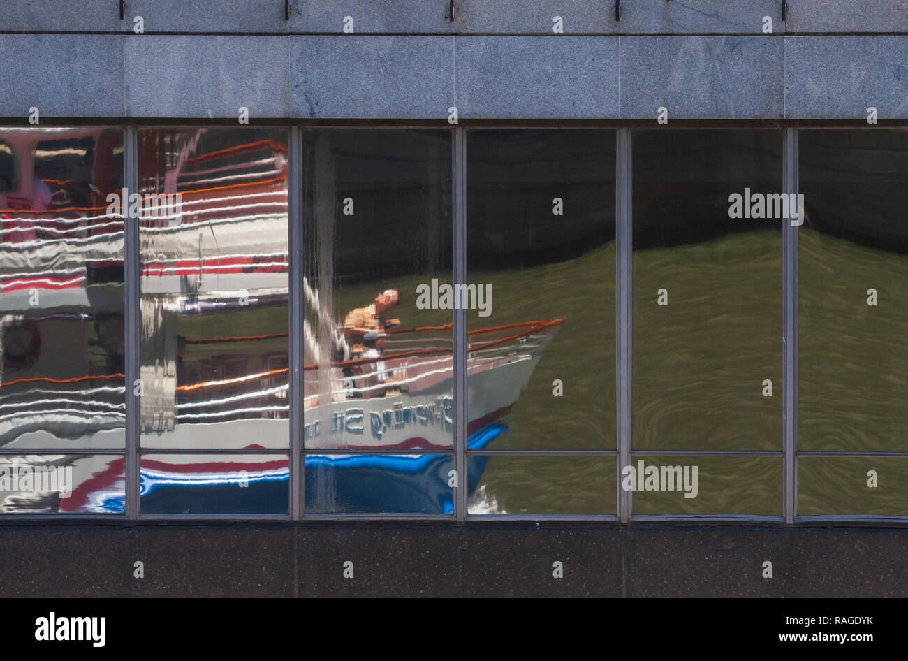 Chicago, Illinois, communément connue sous le nom, la ville est la troisième ville la plus peuplée des États-Unis. Banque D'Images