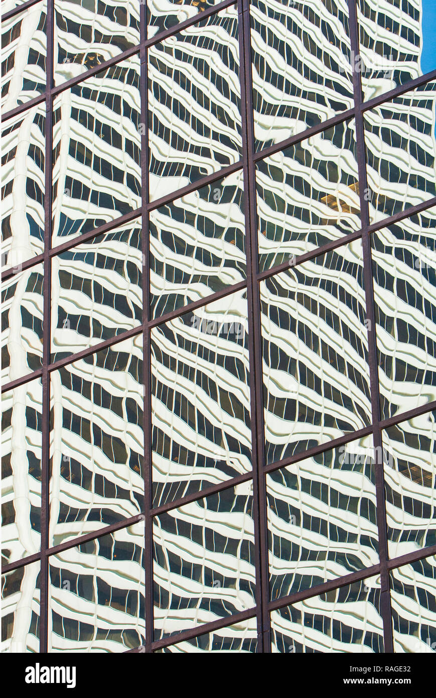 Chicago, Illinois, communément connue sous le nom, la ville est la troisième ville la plus peuplée des États-Unis. Banque D'Images