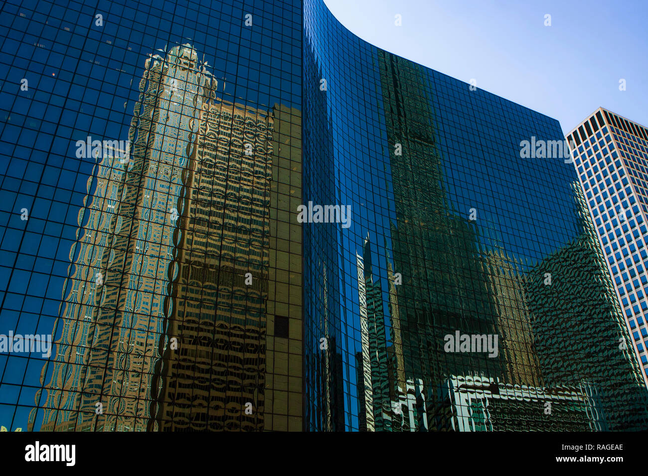 Chicago, Illinois, communément connue sous le nom, la ville est la troisième ville la plus peuplée des États-Unis. Banque D'Images
