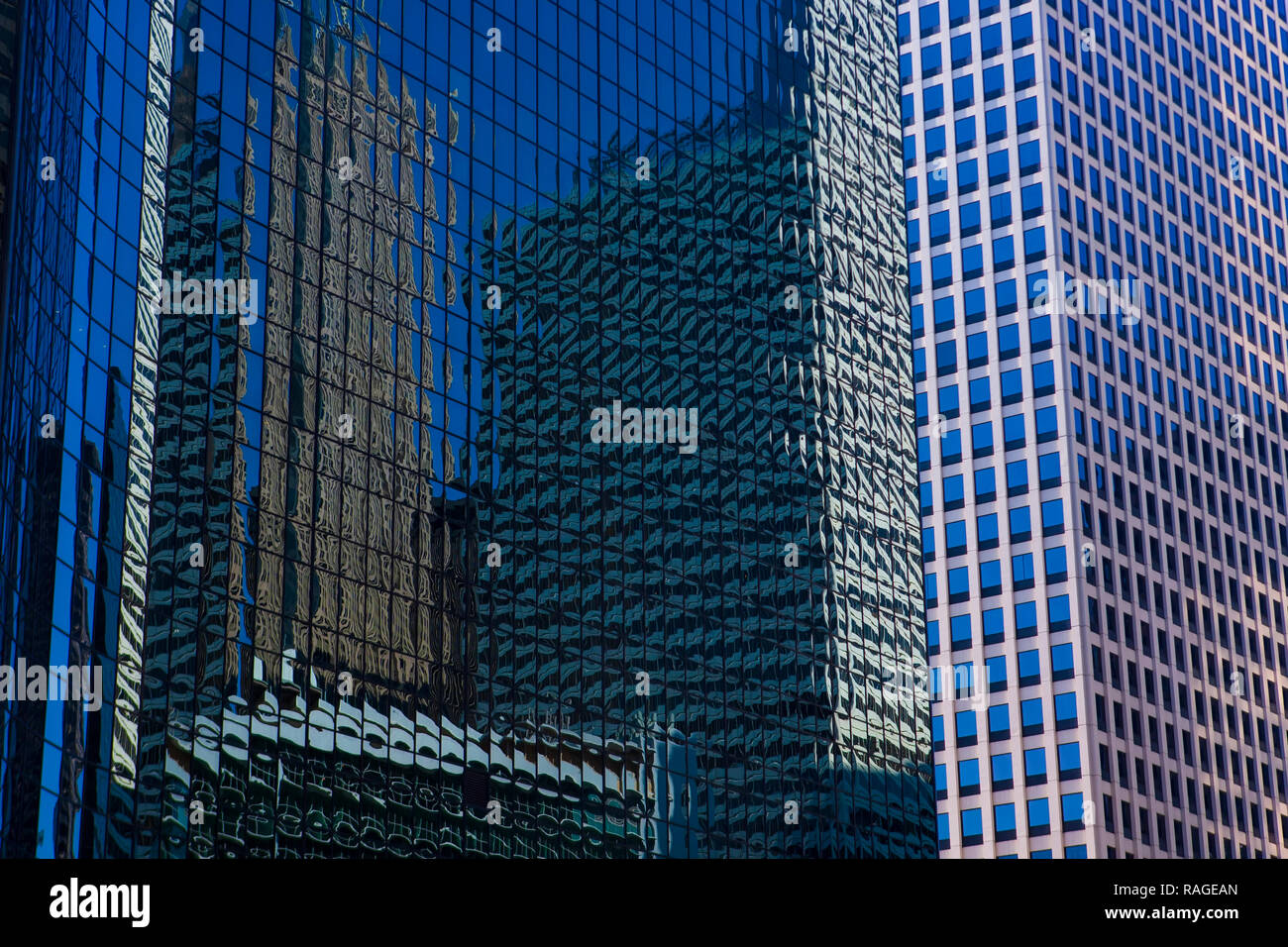 Chicago, Illinois, communément connue sous le nom, la ville est la troisième ville la plus peuplée des États-Unis. Banque D'Images