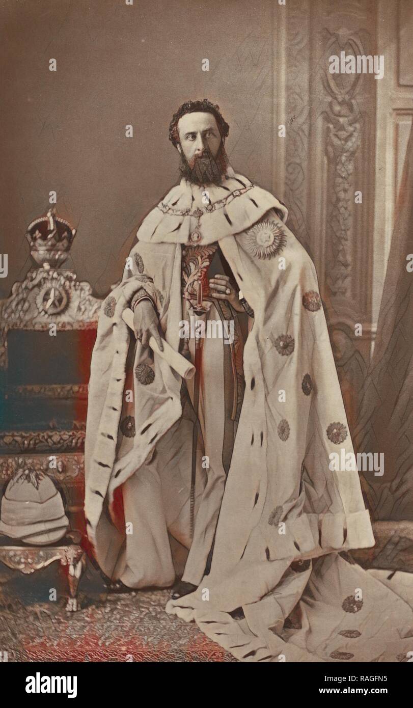 Son Excellence Lord Lytton, vice-roi et gouverneur général de l'Inde, Bourne & Shepherd (anglais, fondé en 1863), Londres repensé Banque D'Images