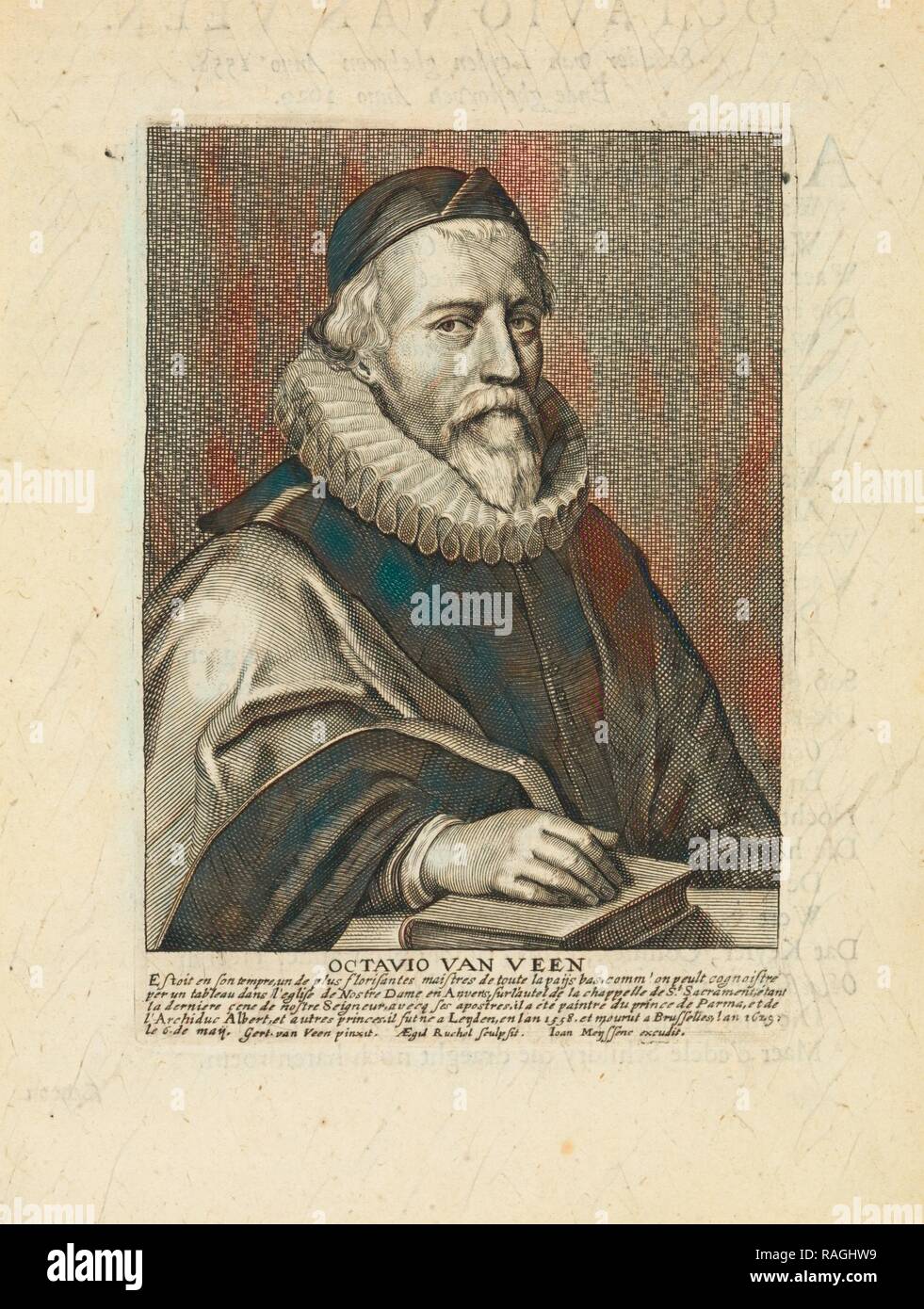 Octavio van Veen, Het gulden cabinet vande edel vry schilder const : den inhoudende vermarste lof vande schilders repensé Banque D'Images