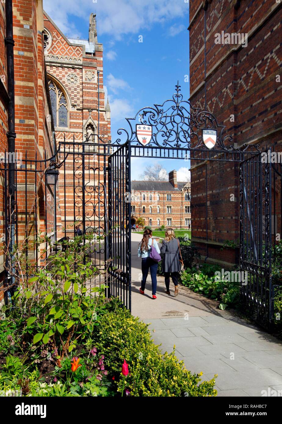 Campus de Keble College, l'un des 39 collèges, qui sont tous indépendants et forment ensemble l'Université d'Oxford, Oxford Banque D'Images