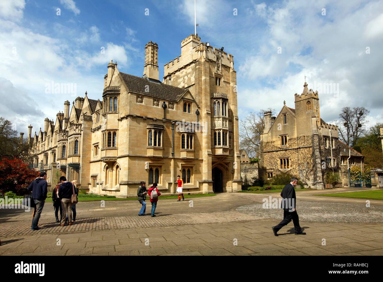 Quad St John's Square, Magdalen College, l'un des 39 collèges, qui sont tous indépendants et forment ensemble l'Université de Banque D'Images