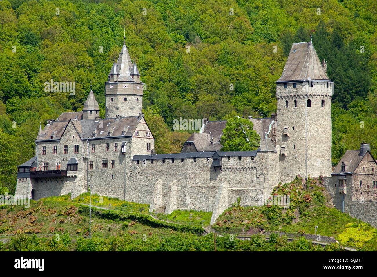 Burg Altena Castle, région du Sauerland, Rhénanie du Nord-Westphalie Banque D'Images