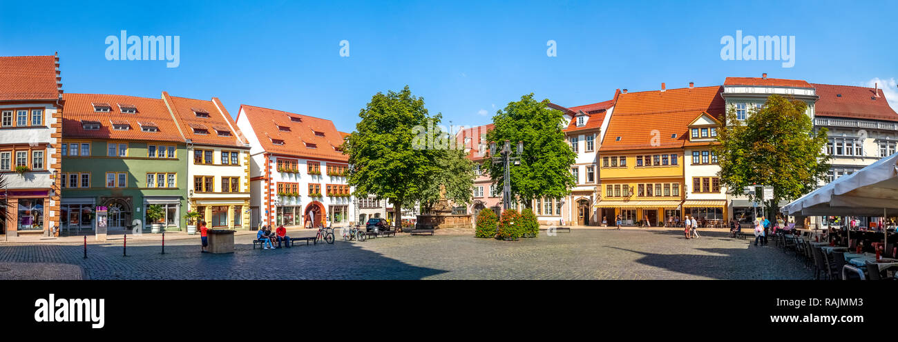Marché, Gotha, Allemagne Banque D'Images