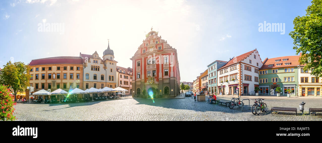 Marché, Gotha, Allemagne Banque D'Images