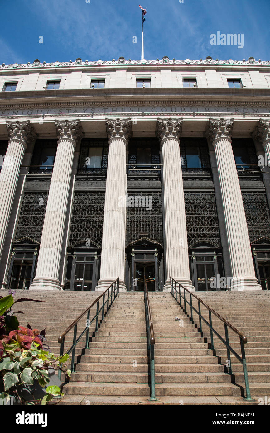 James A. Farley Post Office Building, NYC Banque D'Images