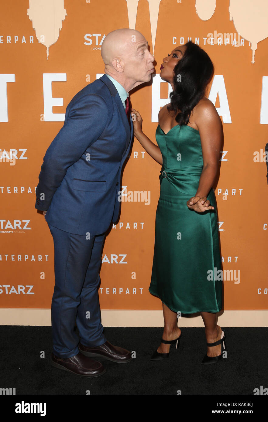 Première mondiale de la contrepartie "Starz' Saison 2 avec : J. K. Simmons, Betty Gabriel Où : Hollywood, California, United States Quand : 03 Déc 2018 Crédit : FayesVision/WENN.com Banque D'Images