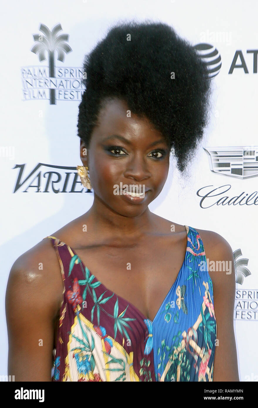 Palm Springs, Californie, USA. 4 janvier, 2019. Danai Gurira Variété à 2019 du Prix Impact créatif au Parker Palm Springs, Californie pendant la 30ème Festival International du Film de Palm Springs le 4 janvier 2019. Credit : Faye Sadou/media/Alamy Punch Live News Banque D'Images