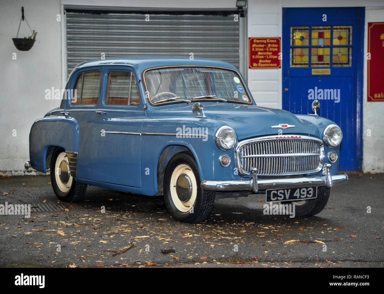 1955 Hillman Minx voiture classique britannique de l'Rootes Group Banque D'Images