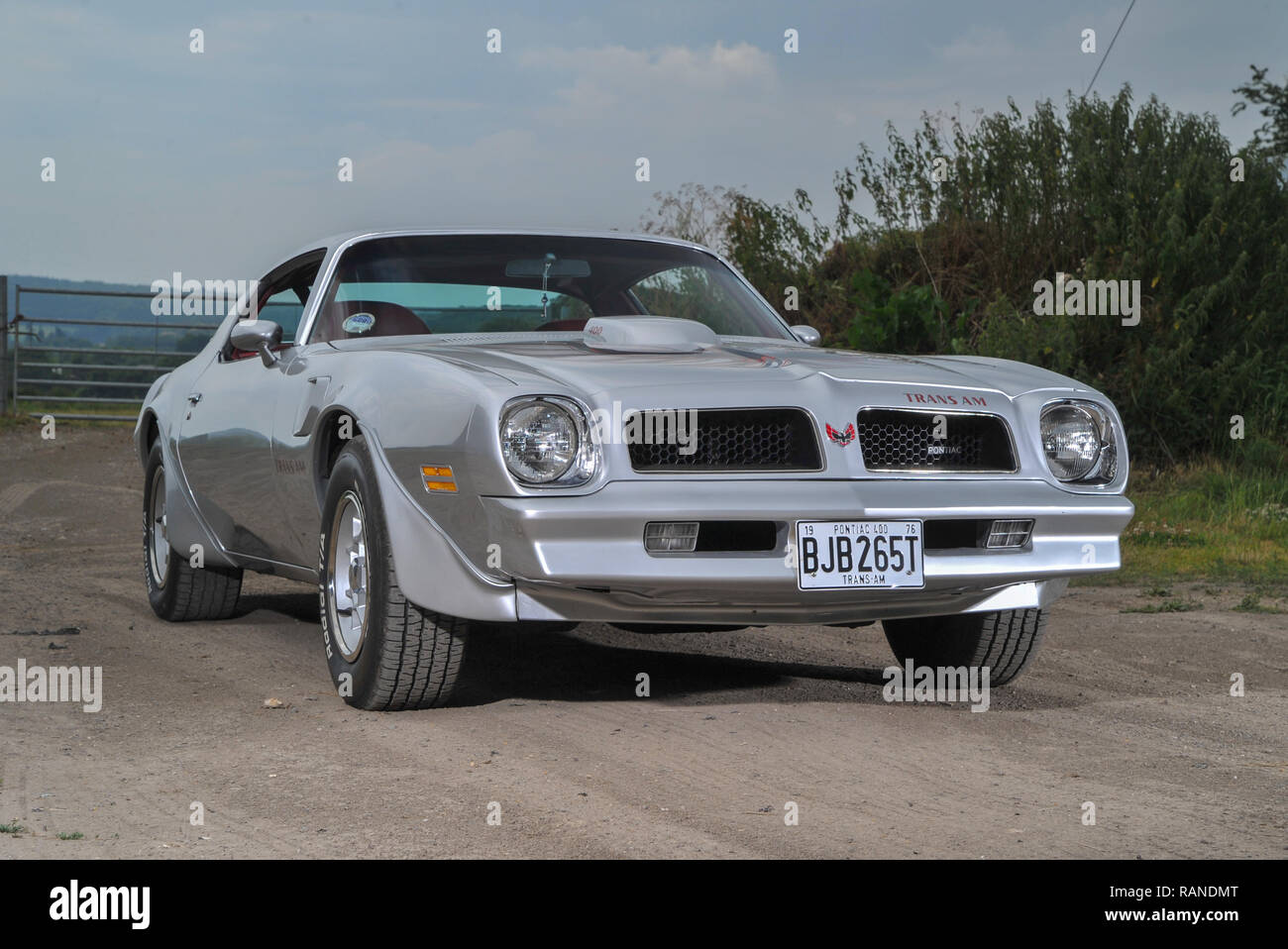 1976 Pontiac Trans Am American V8 muscle car Banque D'Images