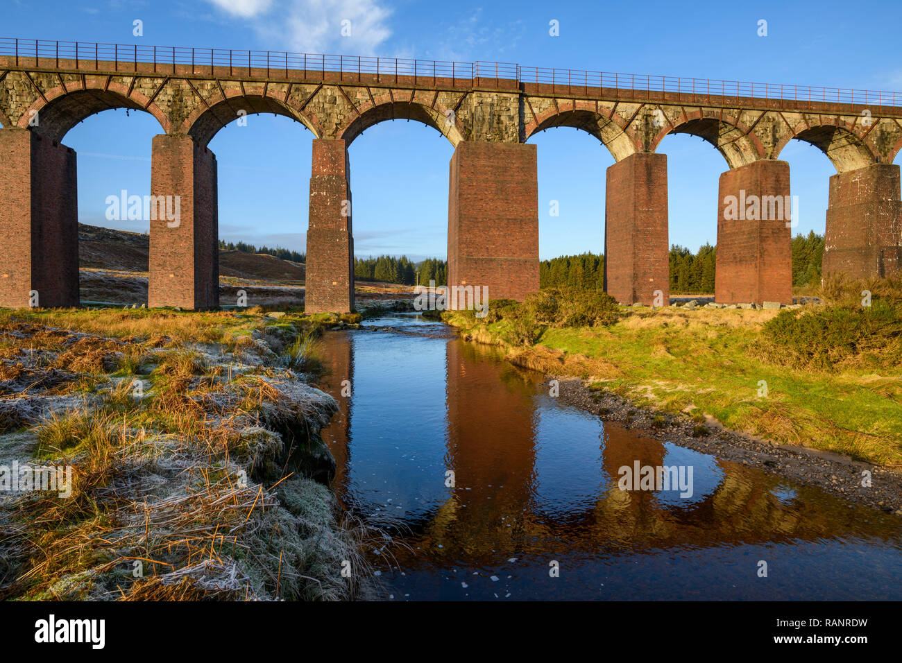 De l'eau grand viaduc de la flotte, près de Leeds, Dumfries et Galloway, Écosse Banque D'Images