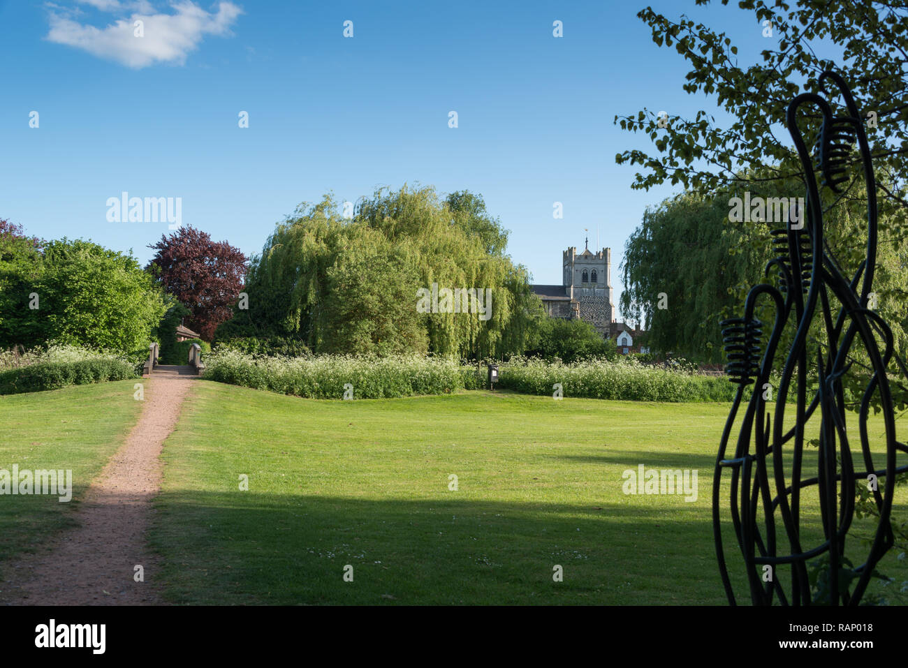 L'église de l'abbaye de Waltham, Essex, Royaume-Uni Banque D'Images