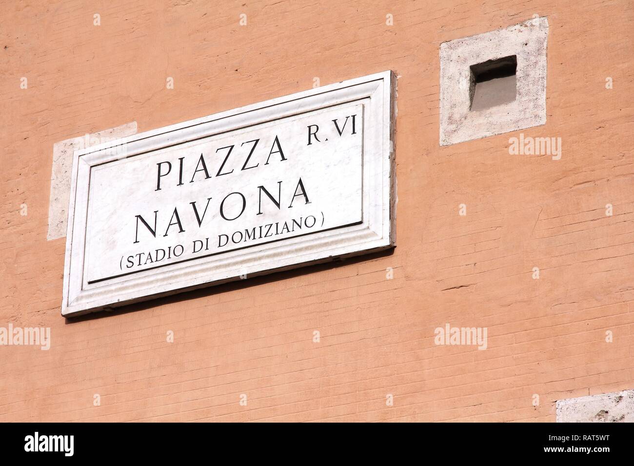 Piazza Navona - l'une des places les plus célèbres dans le monde, et le plus célèbre à Rome, Italie. Banque D'Images