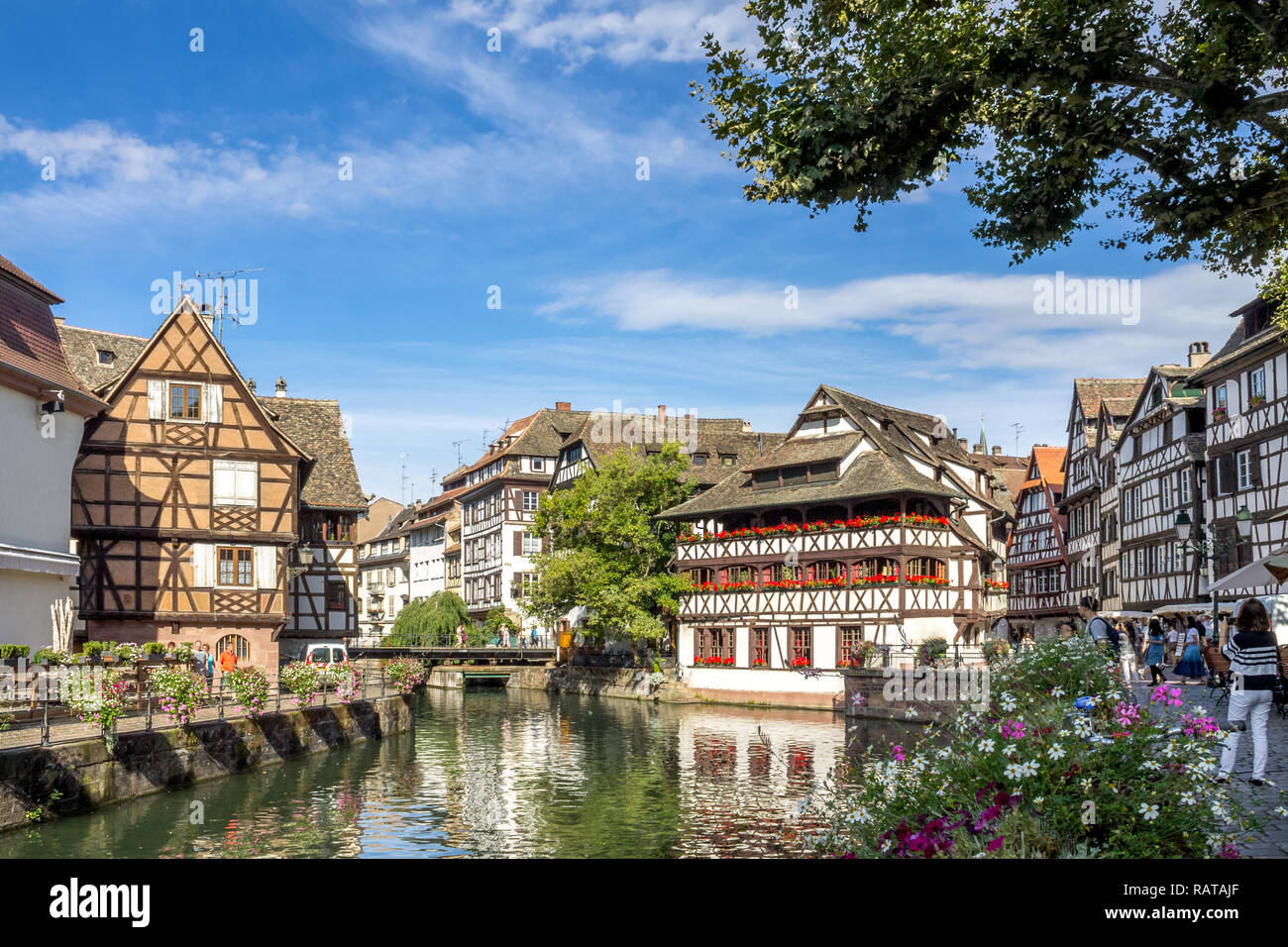 La Petite France, Strasbourg, France Banque D'Images