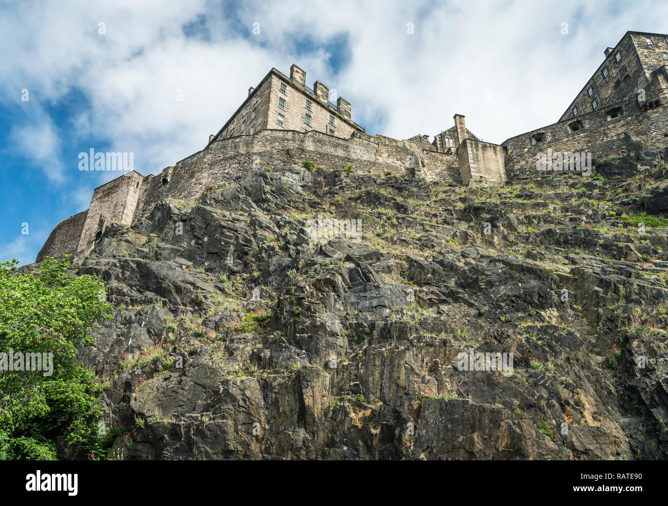 Le Château d'Édimbourg, au centre-ville, Édimbourg, Écosse, Royaume-Uni, Europe. Banque D'Images