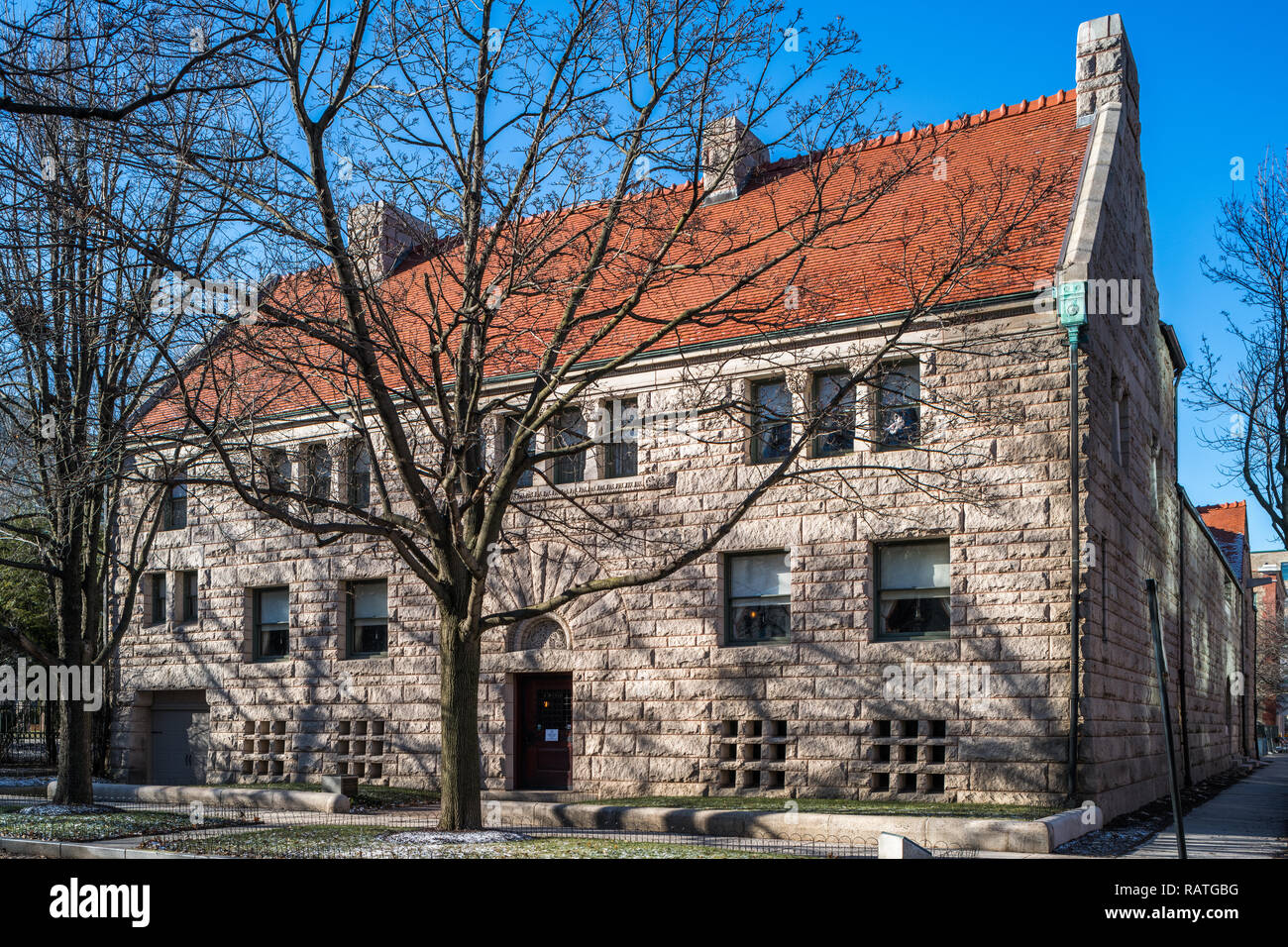 Glessner House, Chicago landmark dans le quartier Prairie Avenue conçu par Henry Hobson Richardson Banque D'Images