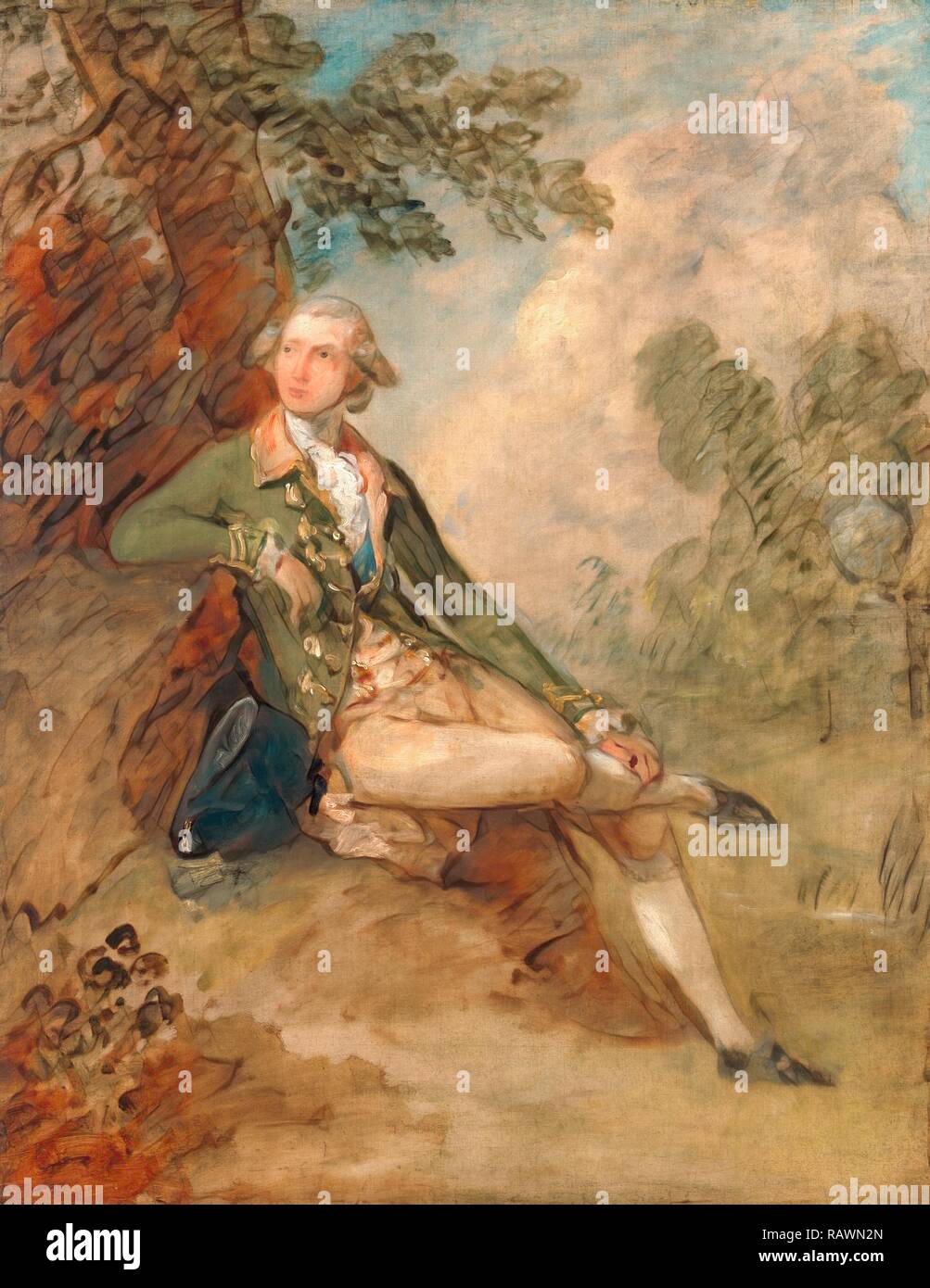 Edward Augustus, duc de Kent Edward, duc de Ken Ritratto di Edward, Duca di Kent, Thomas Gainsborough, 1727-1788 repensé Banque D'Images