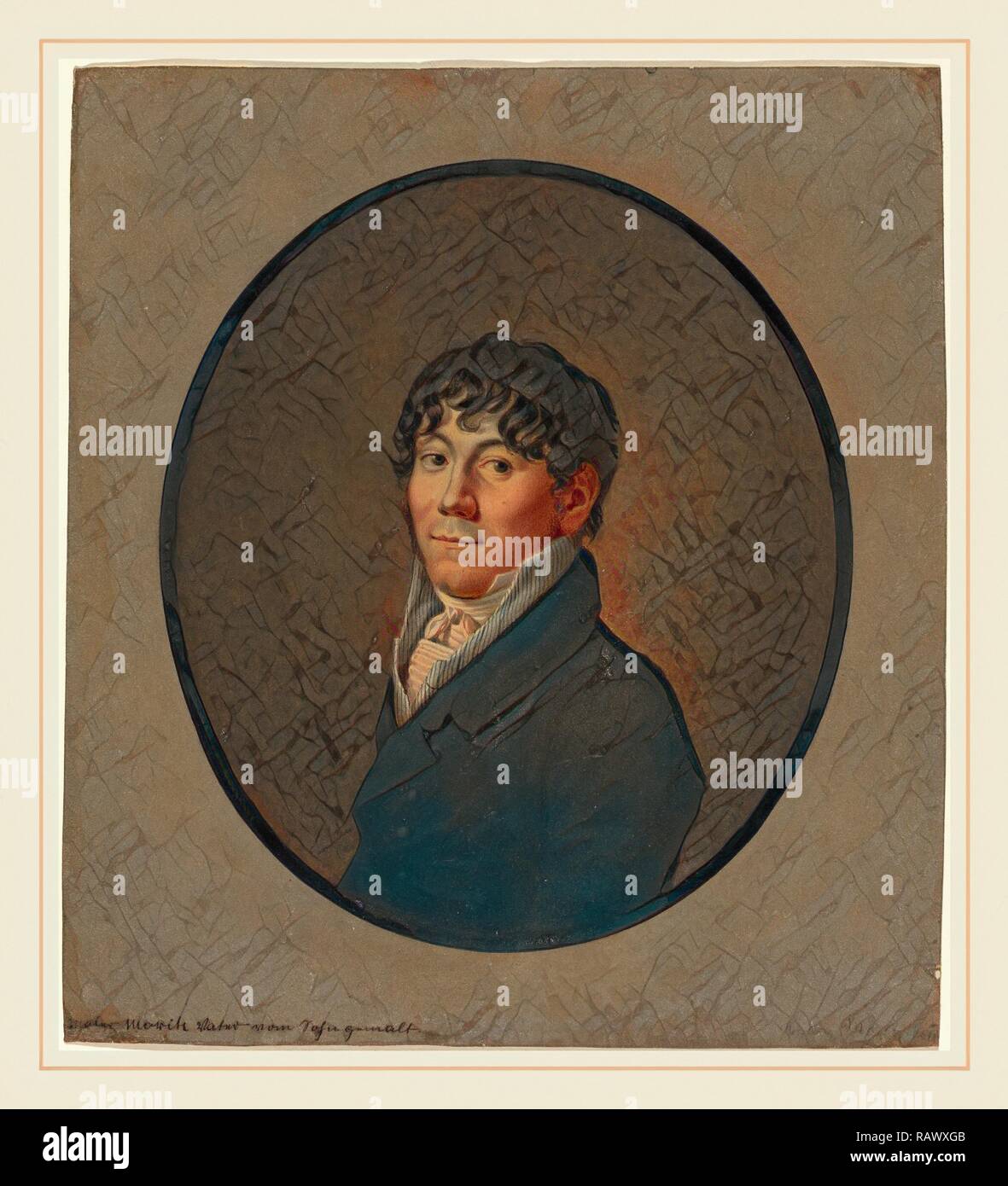 Friedrich Wilhelm Moritz, allemand (1783-1855), Portrait du père de  l'artiste, l'aquarelle avec des touches de vernis sur repensé Photo Stock -  Alamy