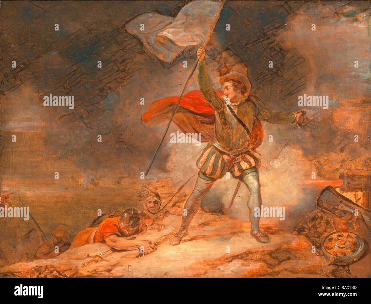 Les sept âges de l'homme : le soldat, "Comme vous l'aimez,' ii, vii, Robert Smirke, 1752-1845, British. Repensé Banque D'Images