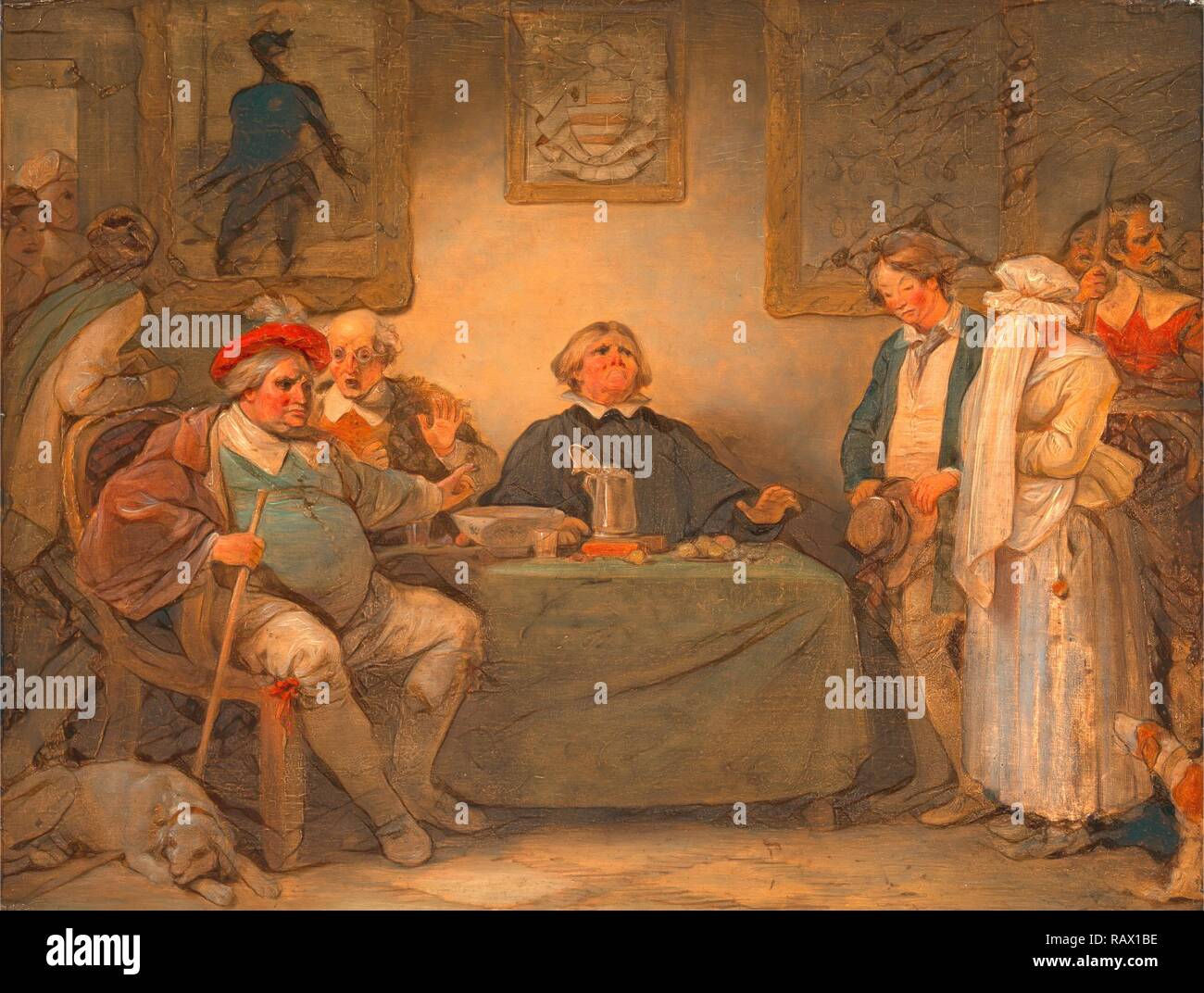 Les sept âges de l'homme : la justice, 'Comme vous l'aimez,' ii, vii, Robert Smirke, 1752-1845, British. Repensé Banque D'Images