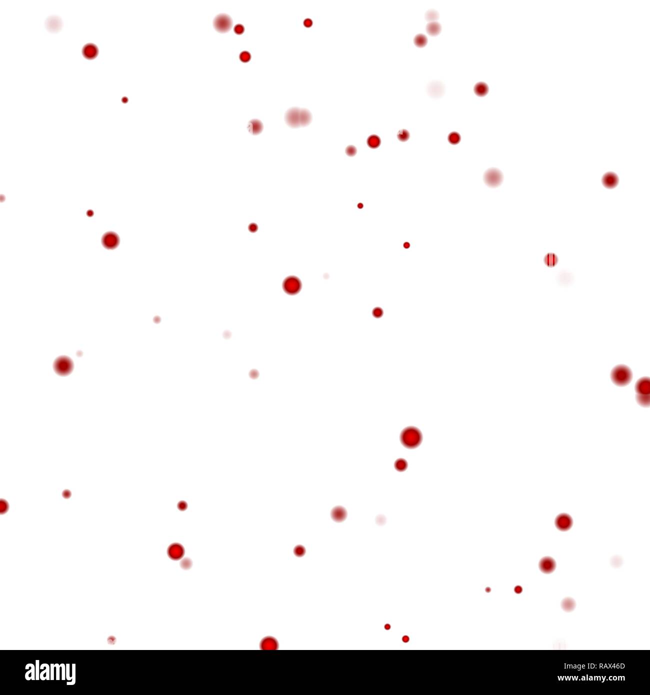 Les cellules du sang abstrait isolé sur fond blanc Banque D'Images