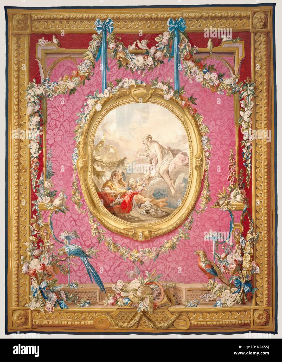 Tapisserie : L'Aurore et Céphale, des tentures de François Boucher Série, après la peinture de François Boucher repensé Banque D'Images