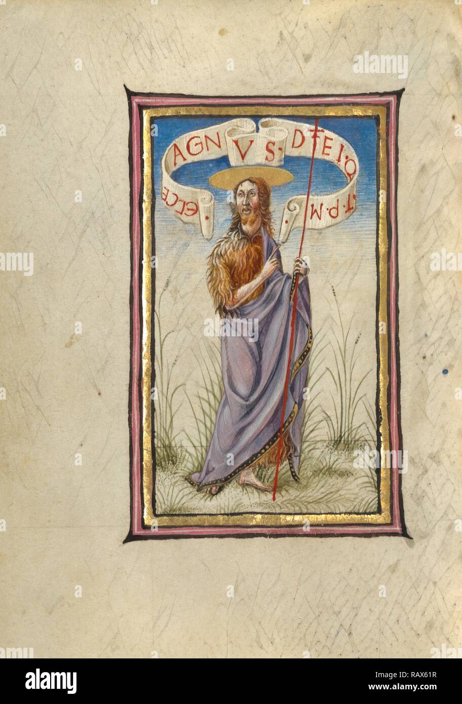 Saint Jean le Baptiste, Taddeo Crivelli, italien, est mort autour de 1479, environ 1451 - 1479 Actif, Ferrara, Italie, Emilia- repensé Banque D'Images Saint Jean le Baptiste, Taddeo Crivelli, italien, est mort autour de 1479, environ 1451 - 1479 Actif, Ferrara, Italie, Emilia- repensé Banque D'Images