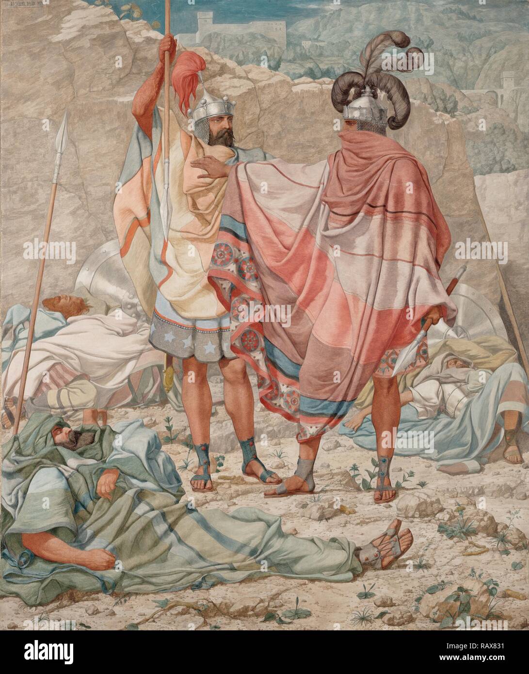 Merci : David retient la vie de Saül, Richard Dadd, britannique, 1817 - 1886, 1854, huile sur toile, sans cadre : 61 x 50,8 cm (24 repensé Banque D'Images