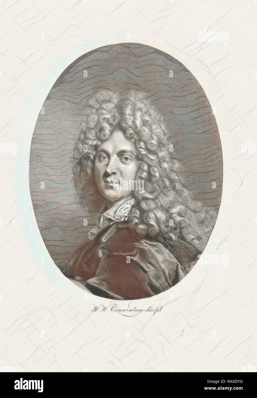 Portrait de Pierre-Vincent Bertin, Henricus Wilhelmus Couwenberg, 1829 - 1845. Repensé par Gibon. L'art classique avec repensé Banque D'Images
