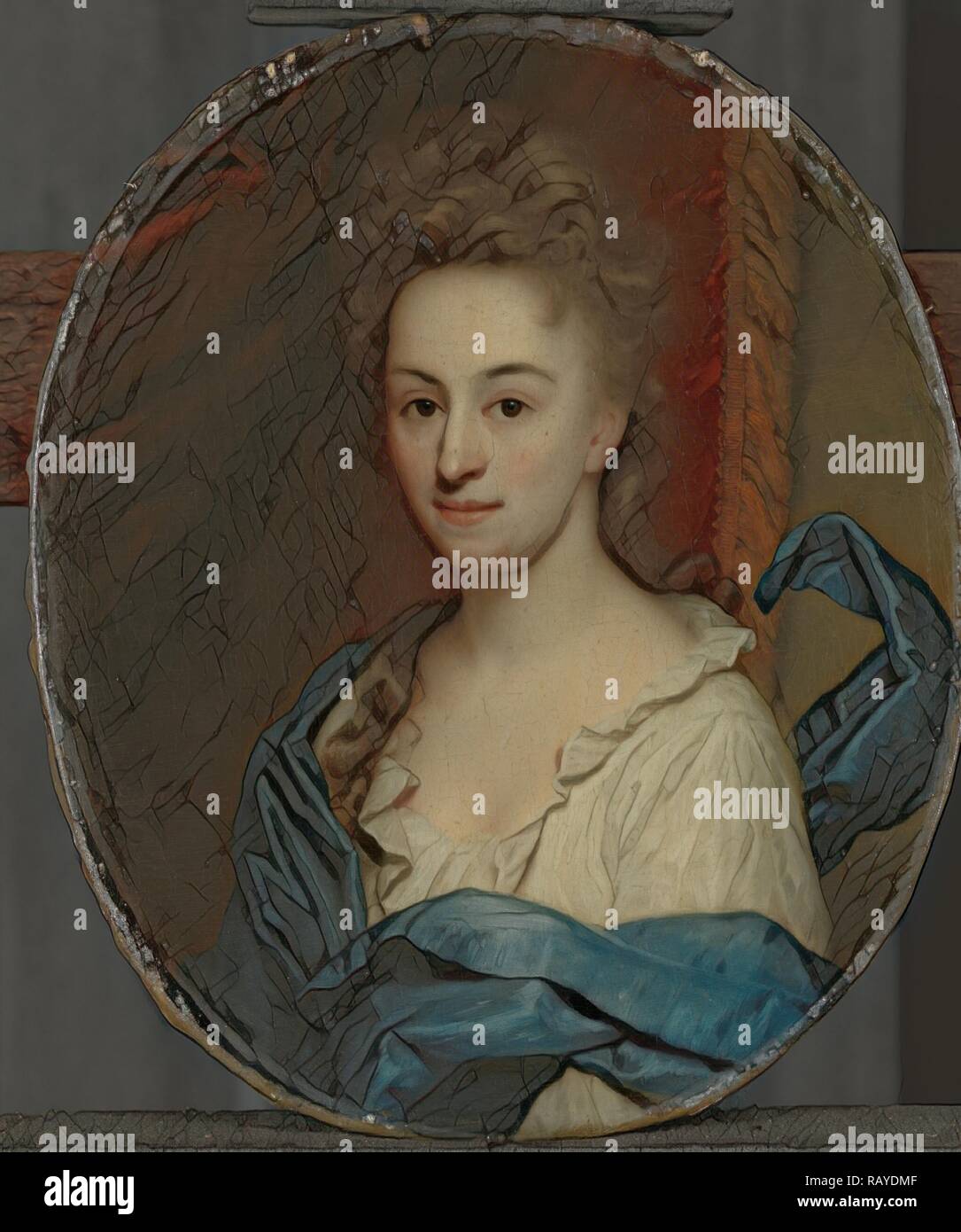 Portrait de Josina Clara Van Citters, 1671-1753, fille de Josina Godfried Schalcken, Parduyn, 1699 - 1706 repensé Banque D'Images