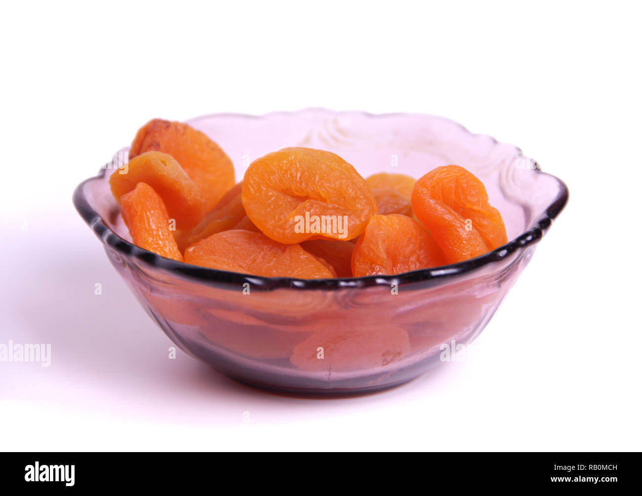 Les abricots séchés Banque D'Images