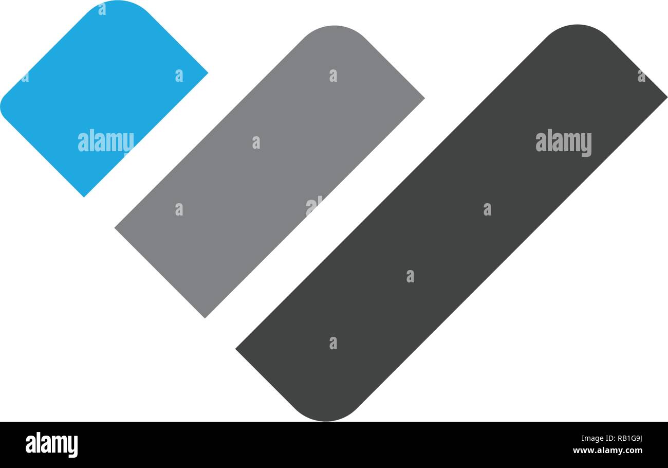 Finances et symbole du logo Vector Illustration de Vecteur