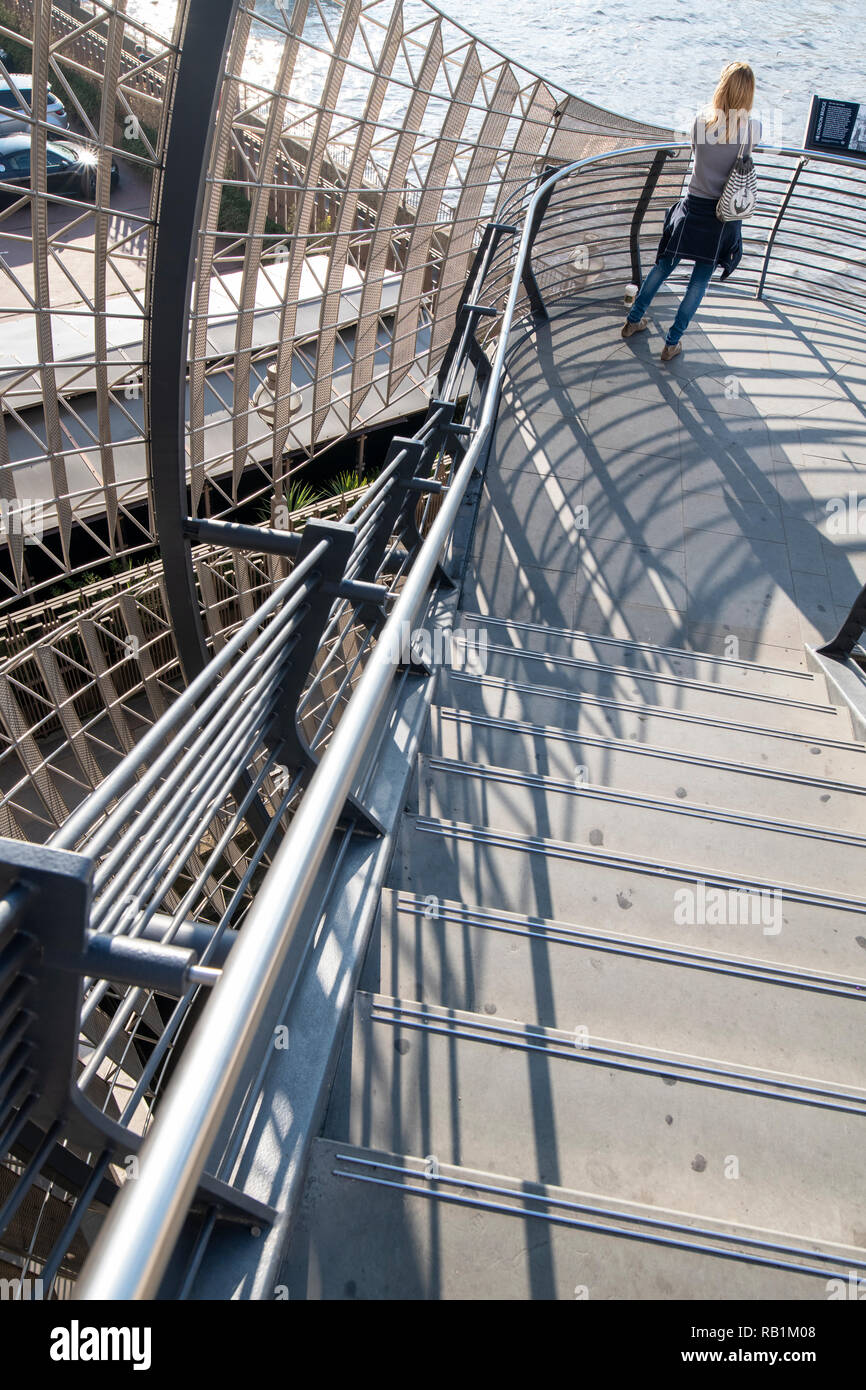 London bridge escaliers résumé. Londres, Angleterre Banque D'Images