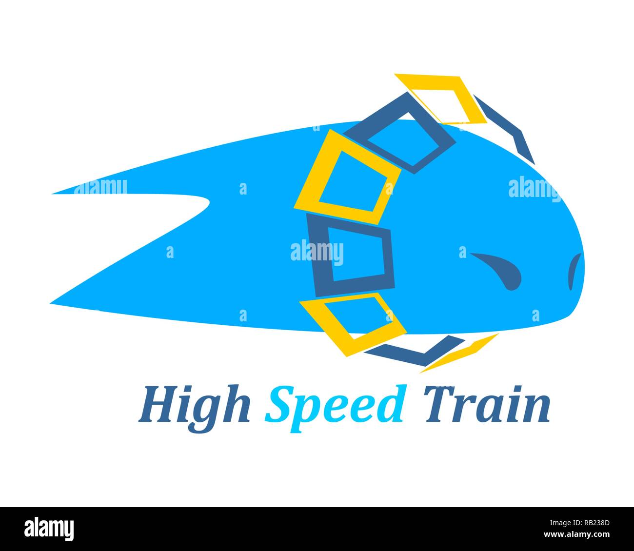 Emblème géométrique abstraite Illustration de Vecteur