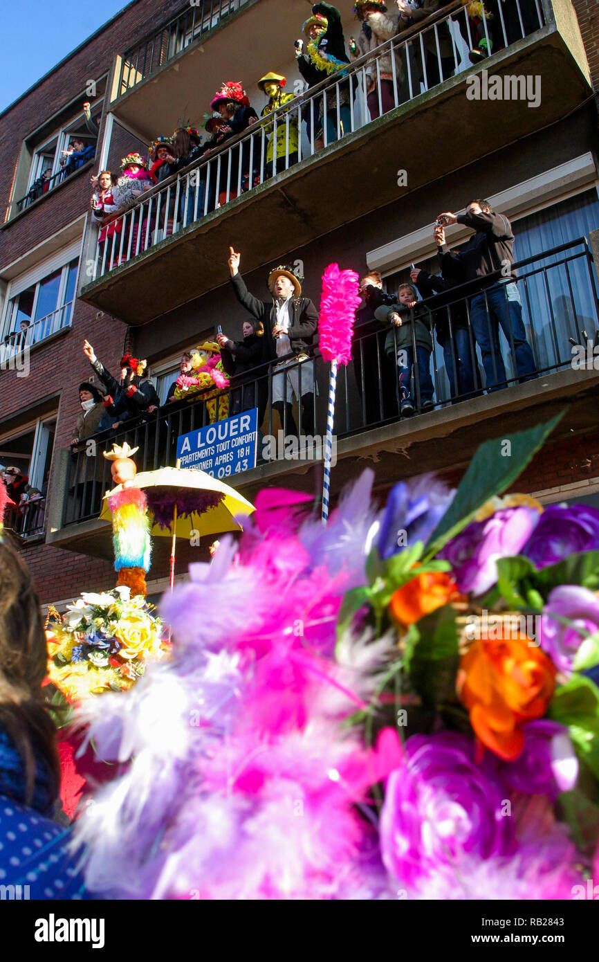 Défilé de carnaval, Dunkerque, Nord, France Banque D'Images